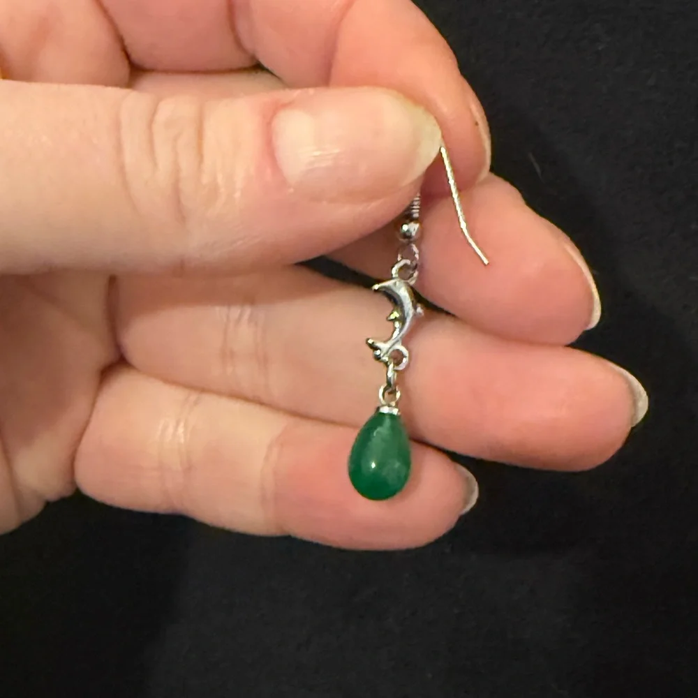 Delicate dangly earrings, set of 4 - Picture 5 of 9